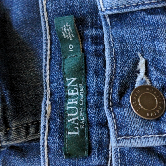 Lauren Ralph Lauren size 10 jean shirt - Picture 7 of 8